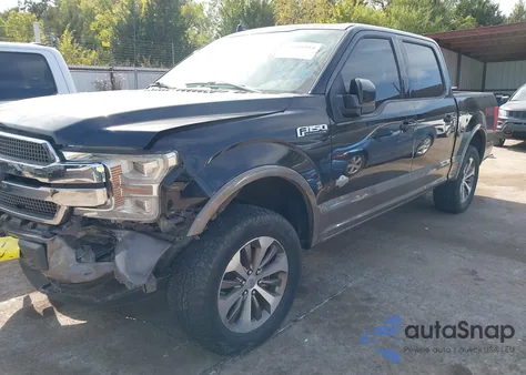2018 Ford F-150 King Ranch из США, поврежденный, VIN 1FTEW1EG8JFD43007